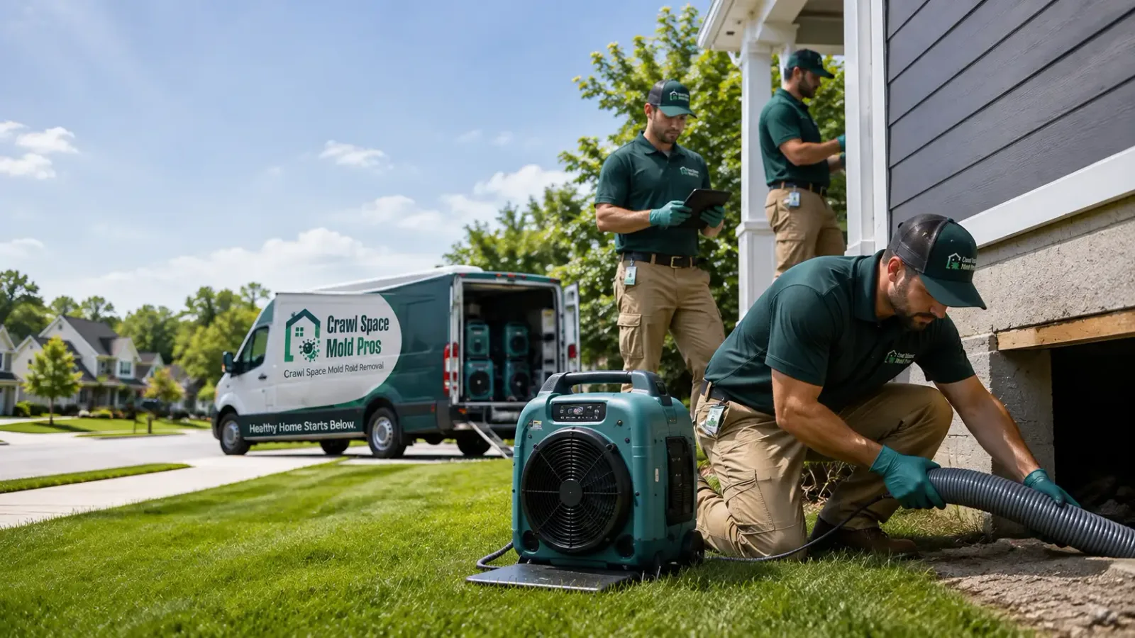 Crawl Space Mold Removal in Elk City, ID